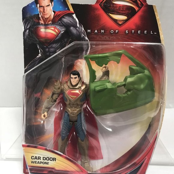 Superman Movie Series Man of Steel Action Figure  Auto Assault with Car Door as - Picture 5 of 9